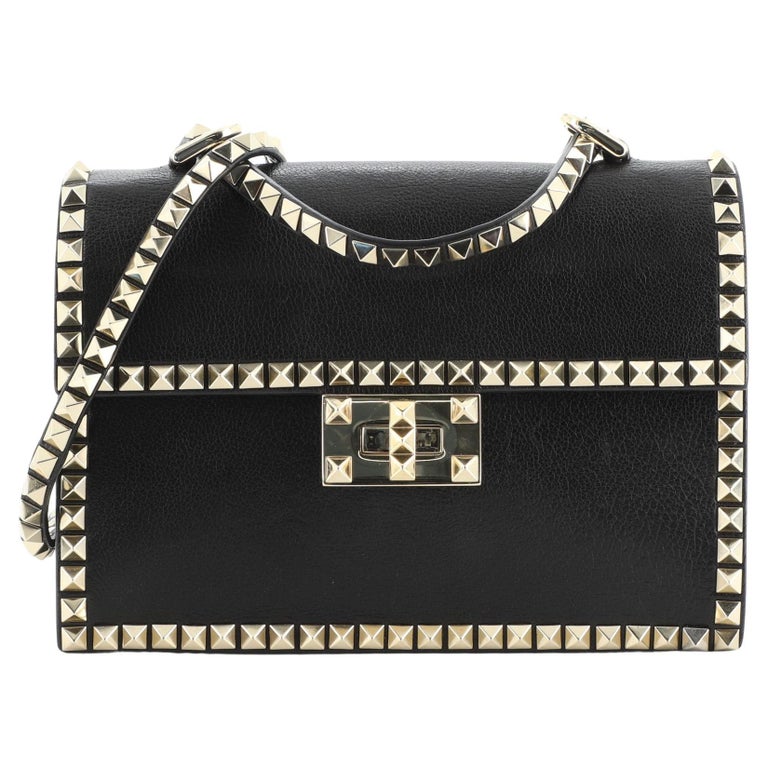 Valentino Rockstud No Limit Flap Bag Leather Small For Sale at 1stDibs