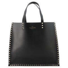 Valentino Rockstud Open Tote Leather Medium
