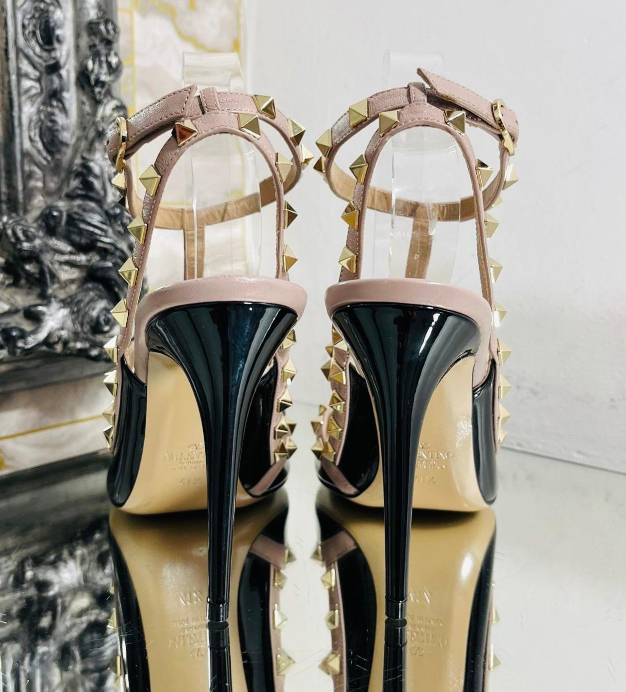 Women's Valentino Rockstud Patent Leather Heels