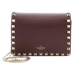 Valentino Rockstud Pouch Crossbody Bag Leather Mini