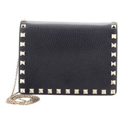 Valentino Rockstud Pouch Crossbody Bag Leather Mini