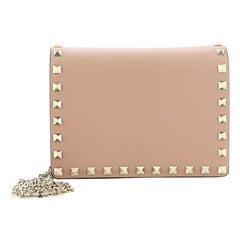 Valentino Rockstud Pouch Crossbody Bag Leather Mini