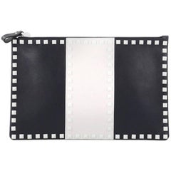 Valentino Rockstud Pouch Leather Large