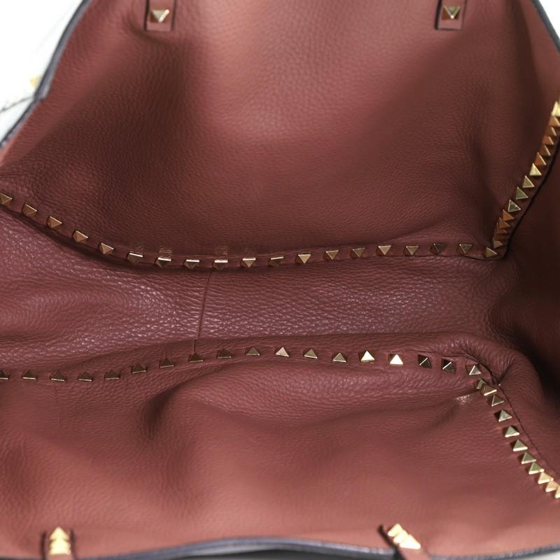 Women's or Men's Valentino Rockstud Reversible Convertible Tote Leather Medium 