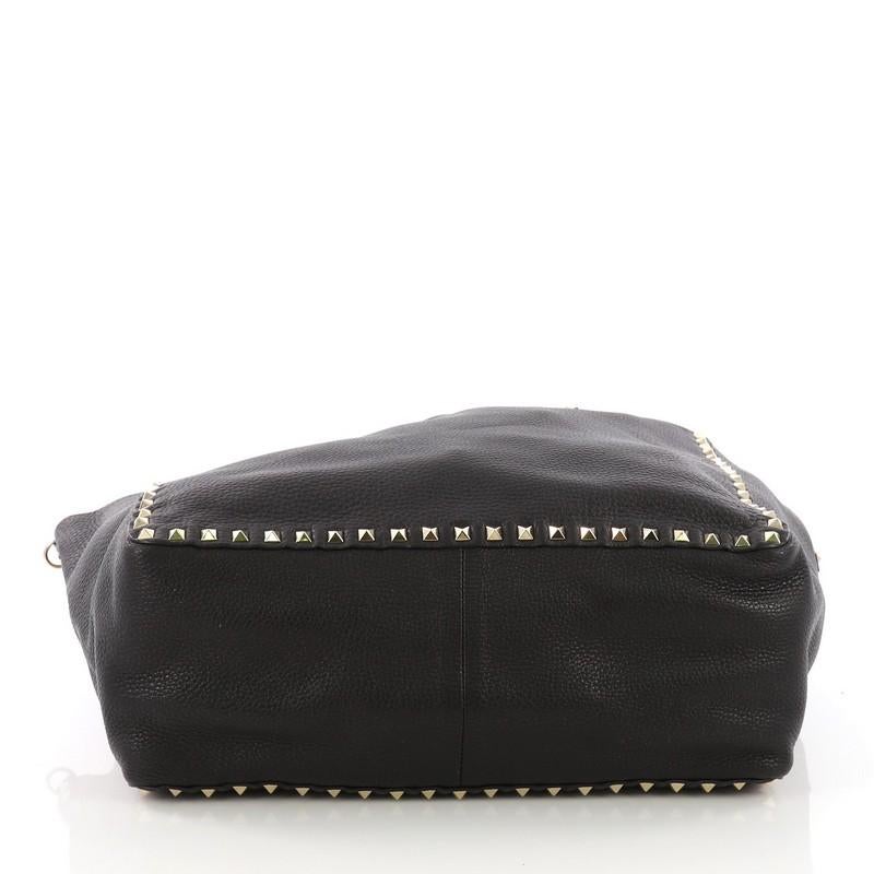 Women's or Men's Valentino Rockstud Reversible Convertible Tote Leather Medium