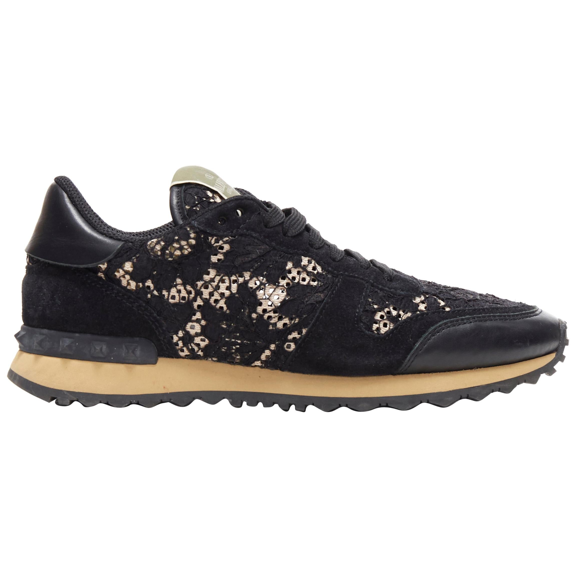 valentino floral sneakers