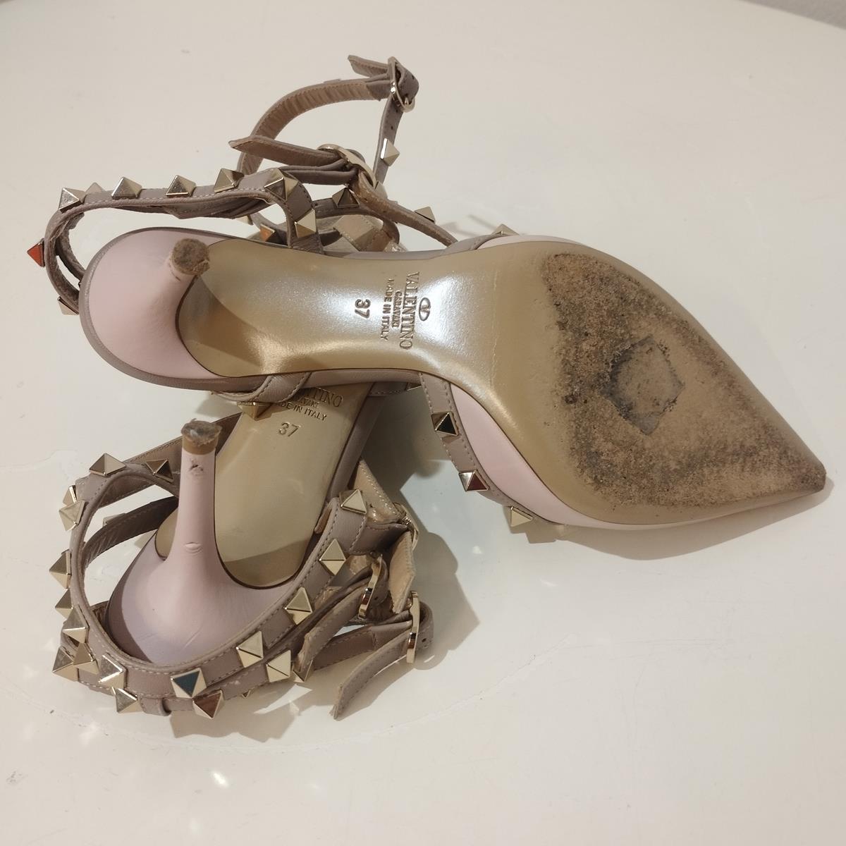 Valentino Rockstud Rockstud Ankle Strap IT 37 For Sale 3