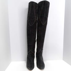 Valentino Rockstud Rolle Over-the-Knee Boot