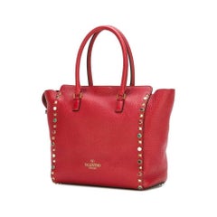 Valentino Rockstud Rolling Trapeze Tote Bag LW2B0339VQQ
