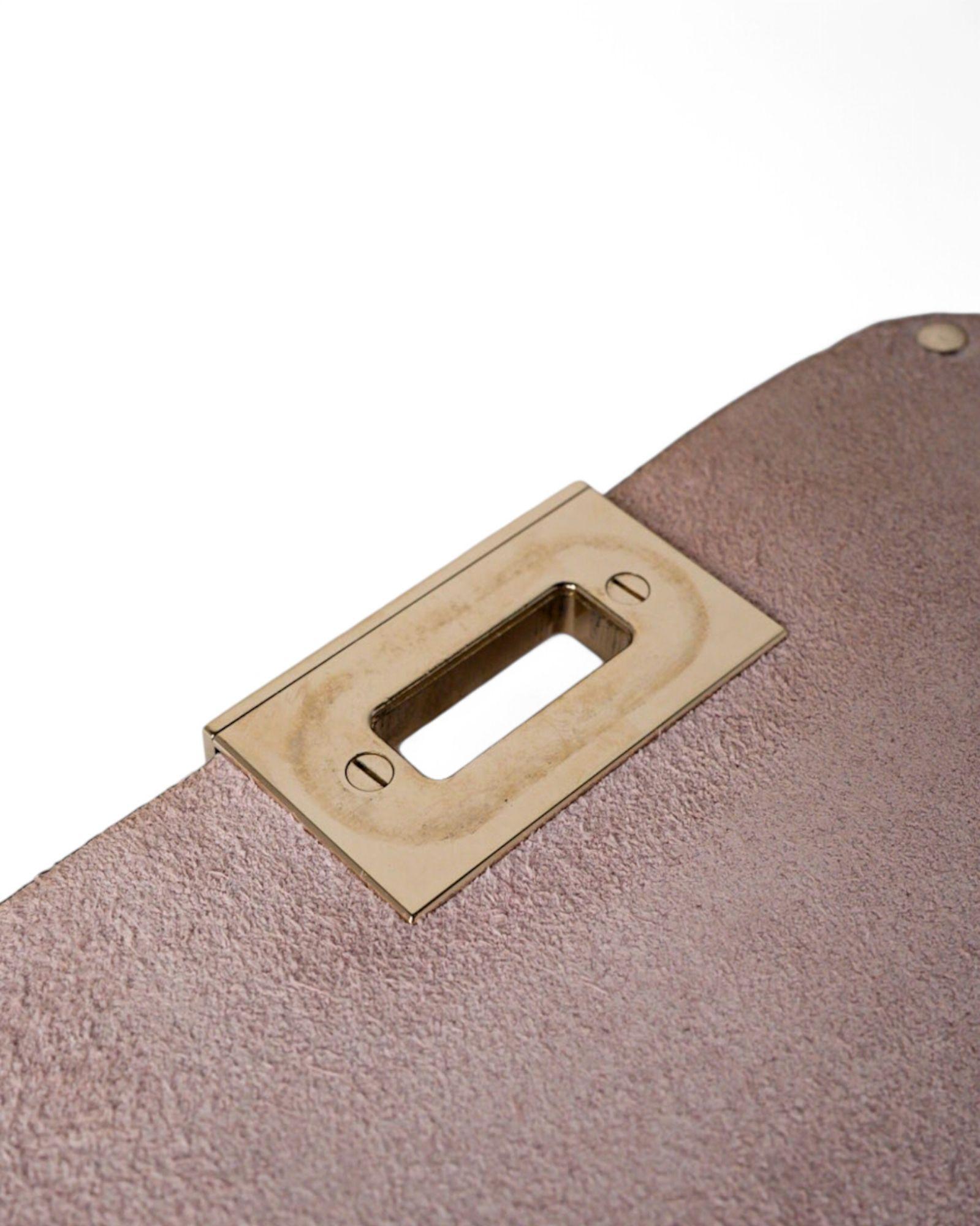 Valentino Rockstud Saddle Small Rosa in vendita 9