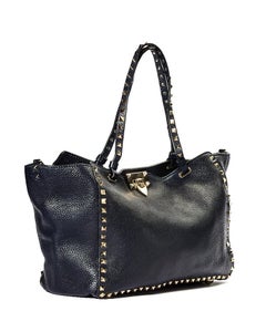 Valentino Rockstud Shopper Medium Nero