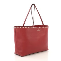 Valentino Rockstud Shopper Tote Leather Large