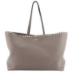 Valentino Rockstud Shopper Tote Leather Large