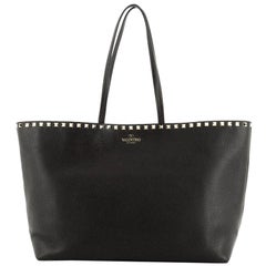 Valentino Rockstud Shopper Tote Leather Large