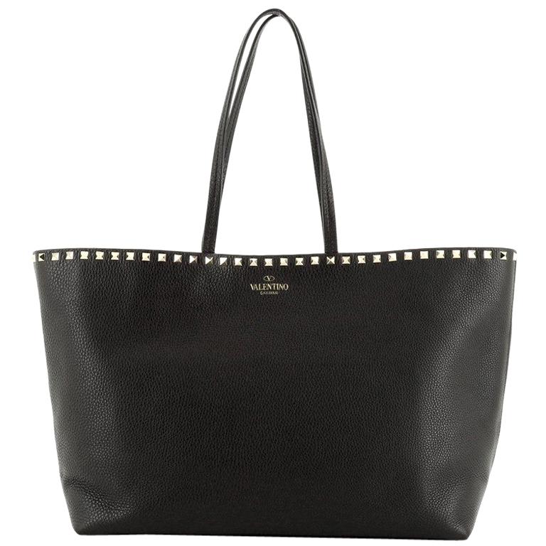 Valentino Rockstud Shopper Tote Leather Large at 1stDibs