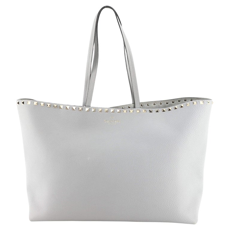 Valentino Rockstud Shopper Tote Leather Large For Sale at 1stDibs