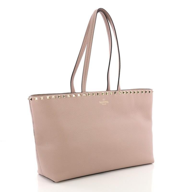 Valentino Rockstud Shopper Tote Leder Medium