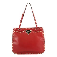 Valentino Rockstud Shoulder Bag Leather
