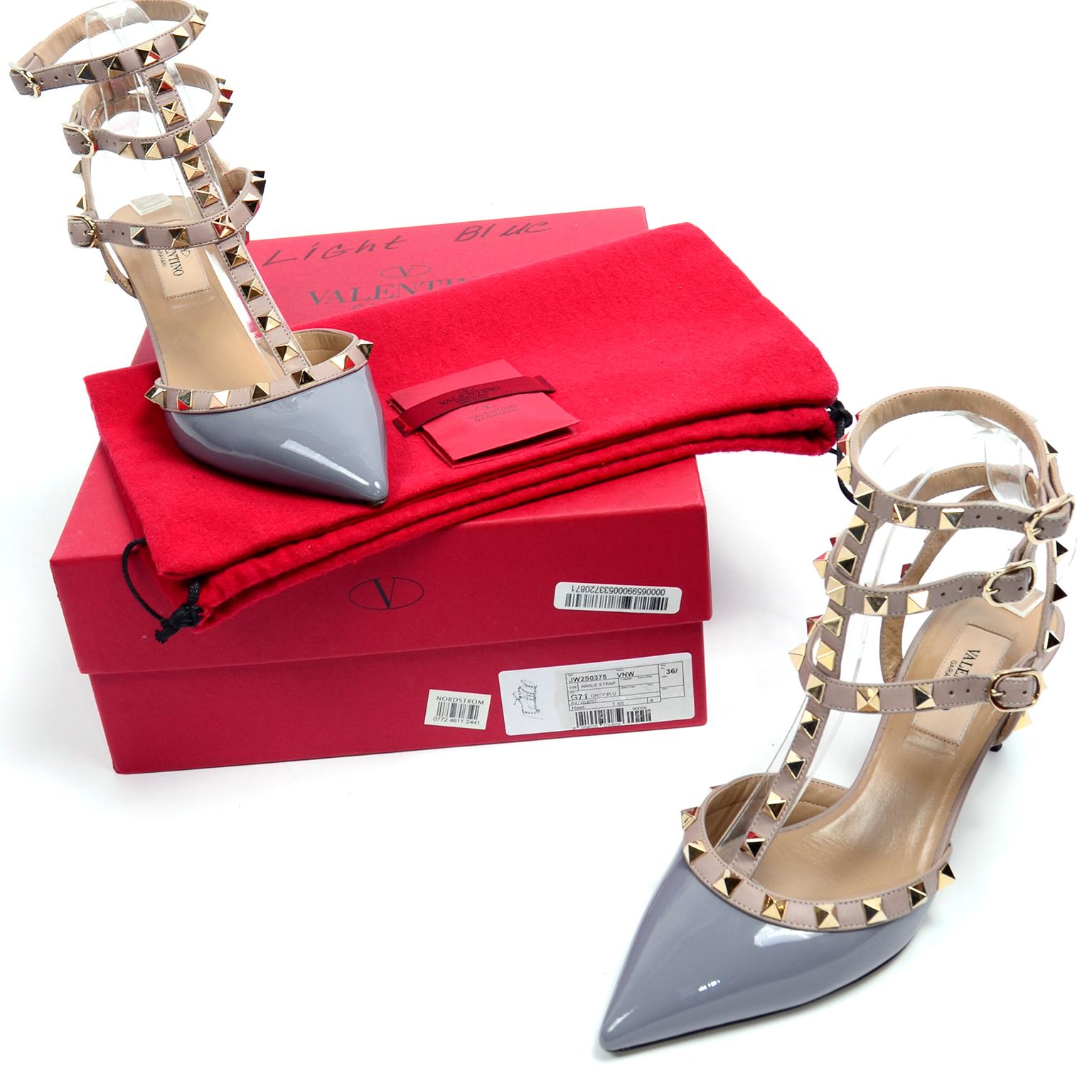 valentino rockstud blue