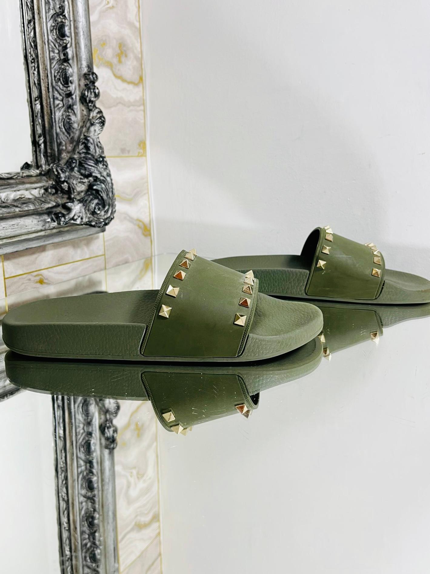 Women's or Men's Valentino Rockstud Slides