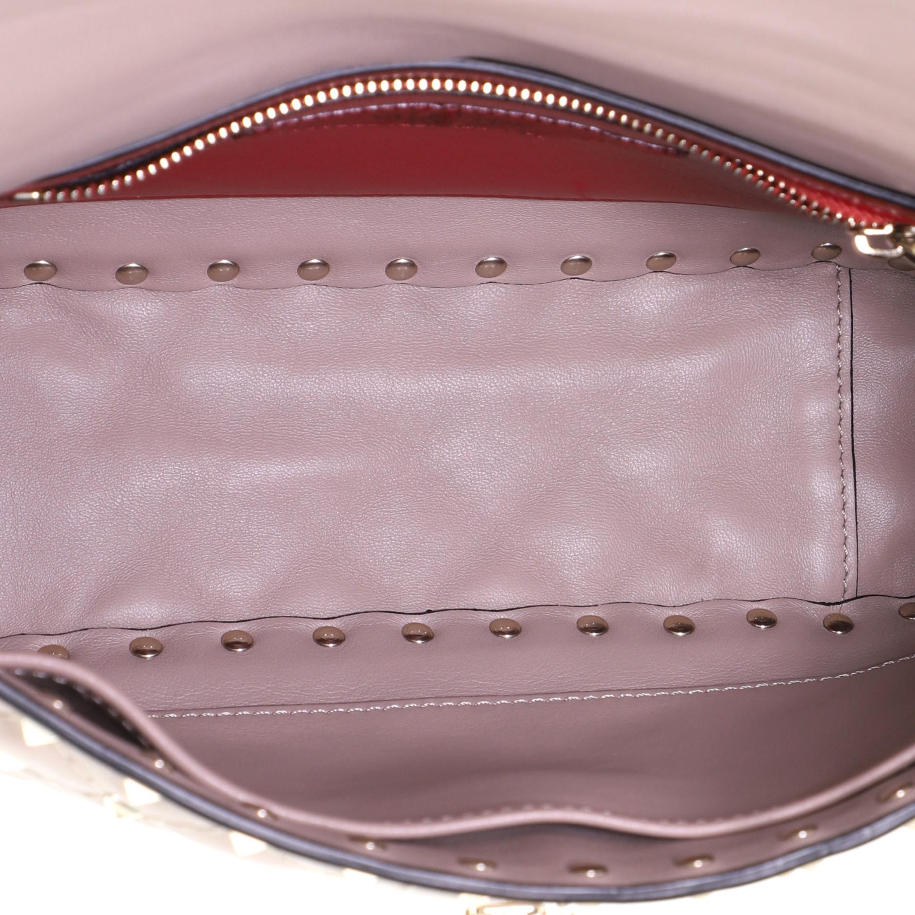 Valentino Rockstud Spike Flap Bag Quilted Leather Medium 3