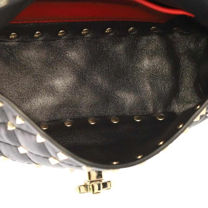 Valentino Rockstud Spike Flap Bag Quilted Leather Small 1