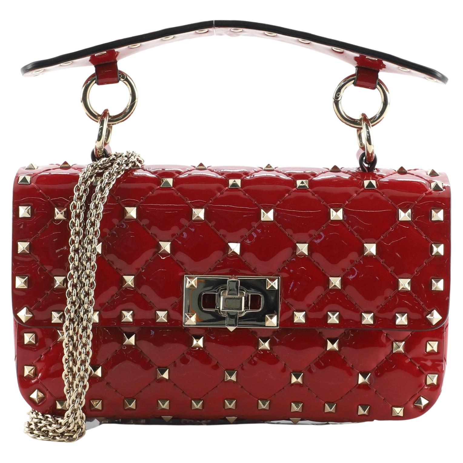 Valentino Glam Lock Shoulder Bag PVC Small at 1stDibs | valentino pvc bag