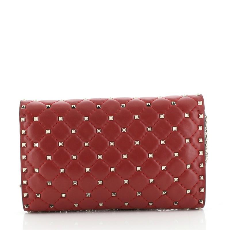 valentino red wallet on chain