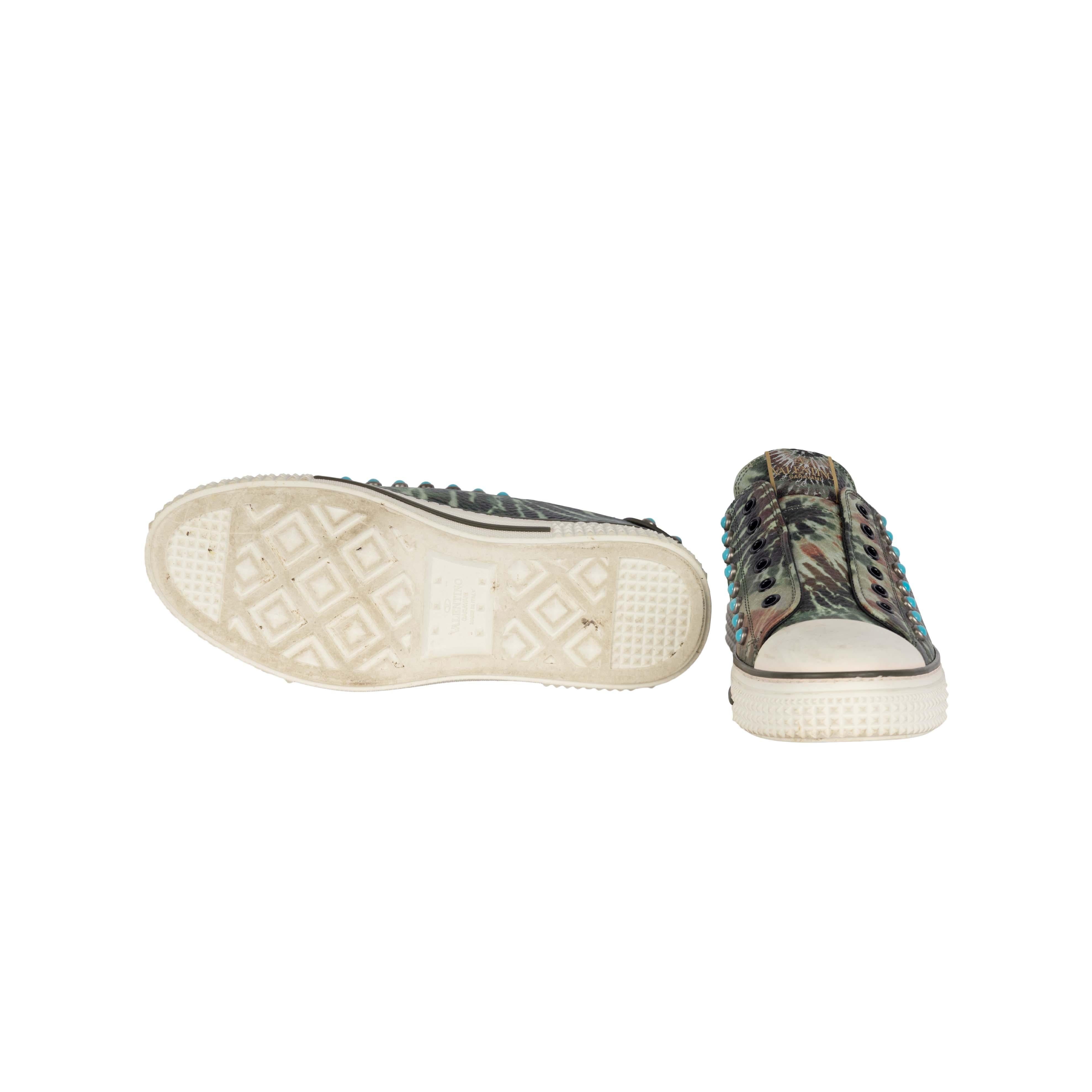 Women's Valentino Rockstud Tie-dye Sneakers - '10s For Sale