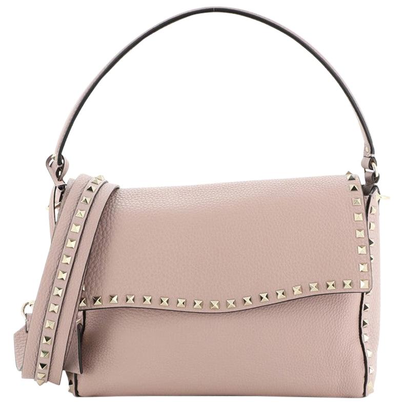 valentino rockstud top handle bag