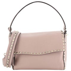 Valentino Rockstud Top Handle Bag Leather Small
