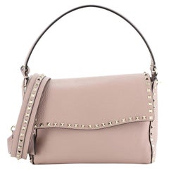 Valentino Rockstud Top Handle Bag Leather Small