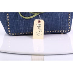 Valentino Rockstud Tote Denim Medium