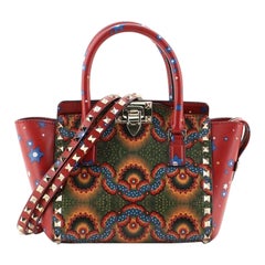 Valentino Rockstud Tote Enchanted Wonderland Leather Mini