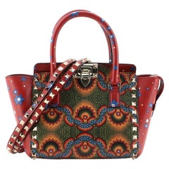 Valentino Rockstud Tote Enchanted Wonderland Leather Mini
