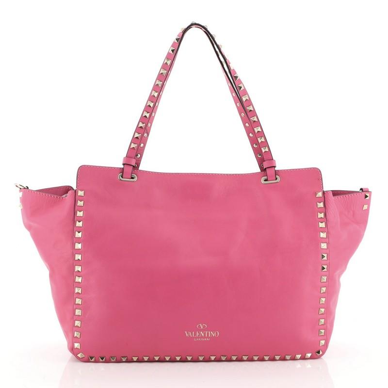 Pink studded purse sale
