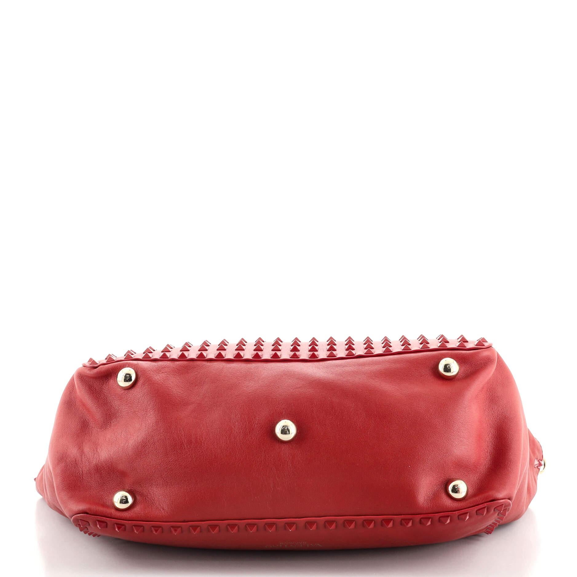 Valentino Rockstud Tote in pelle con borchie Medium 1