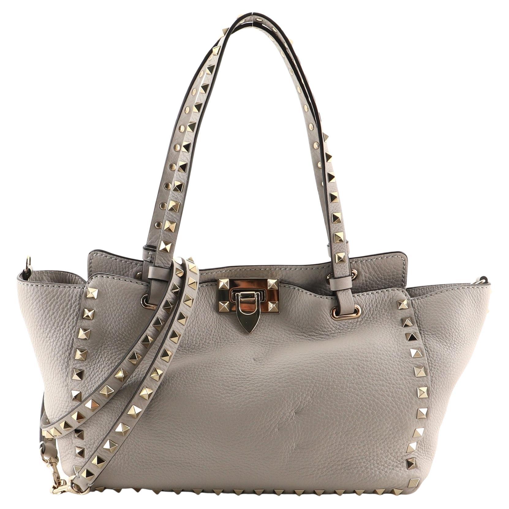 Valentino Rockstud Shopper Tote Leather Medium at 1stDibs