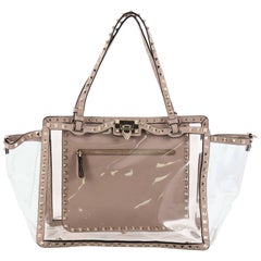 Valentino Rockstud Tote PVC Medium