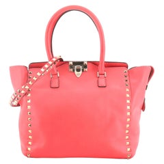 Valentino Rockstud Tote Rigid Leather Medium