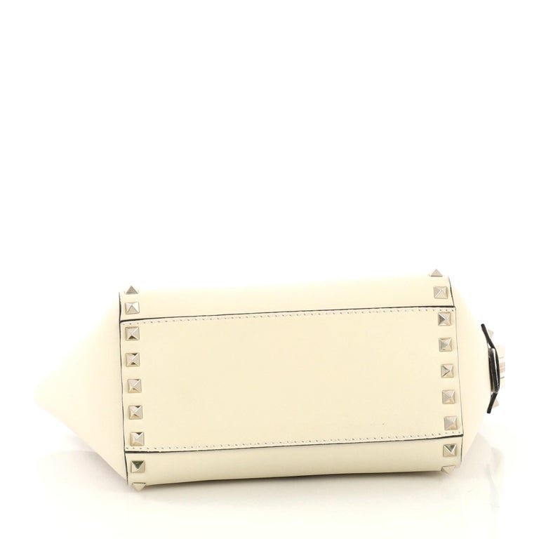 Valentino Rockstud Tote Rigid Leather Mini at 1stDibs