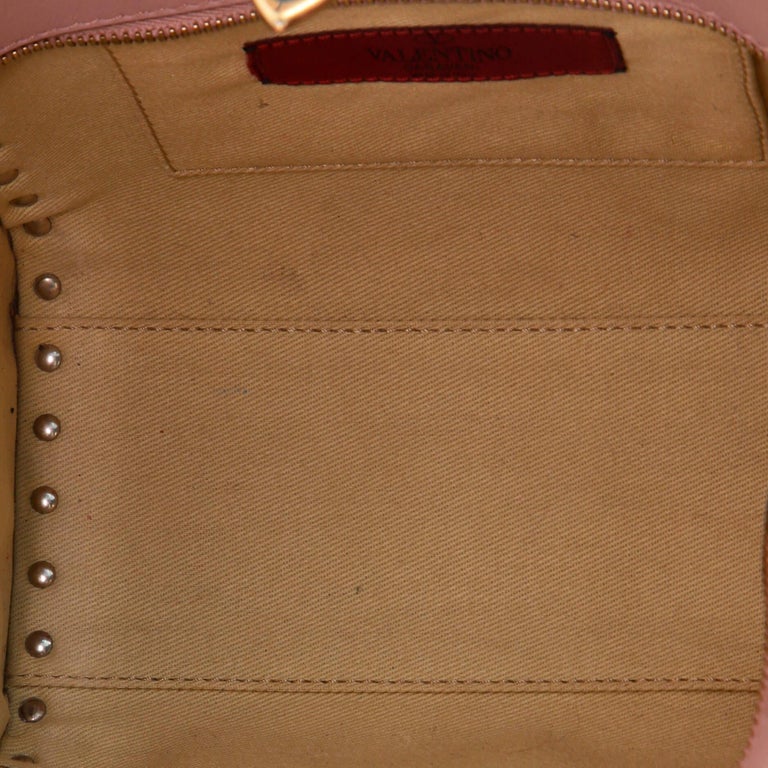 Valentino Rockstud Tote Rigid Leather Mini For Sale at 1stDibs