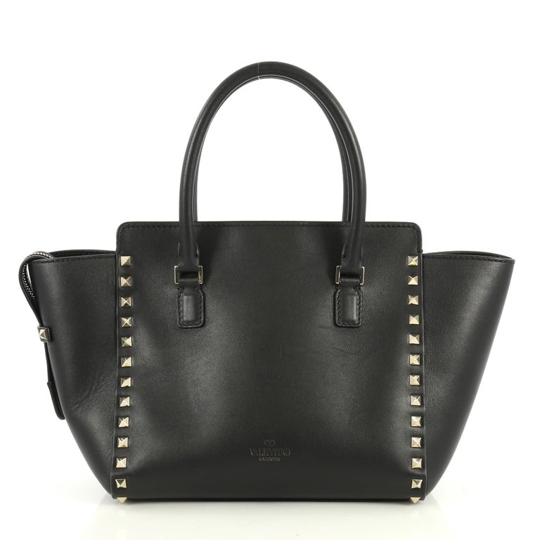 Valentino Rockstud Tote Rigid Leather Small at 1stDibs