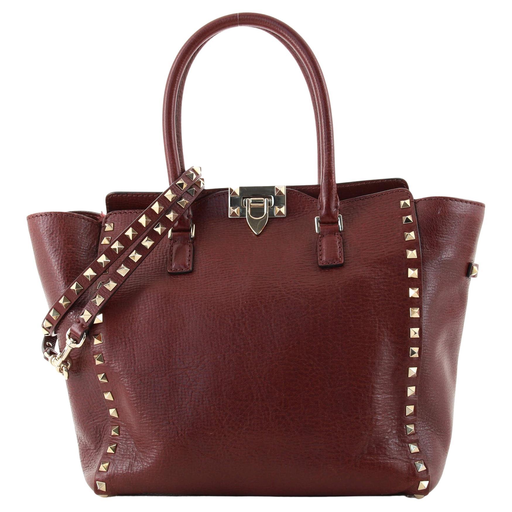 Valentino Tote Bag in Brown Sequins For Sale at 1stDibs | brown leather ...