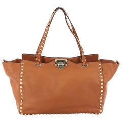 Valentino Rockstud Tote Soft Leather Medium