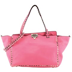 Valentino Rockstud Tote Soft Leather Medium Valentino Rockstud Tote Soft Leather Medium