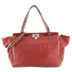 Valentino Rockstud Tote Soft Leather Medium