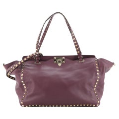 Valentino Rockstud Tote Soft Leather Medium
