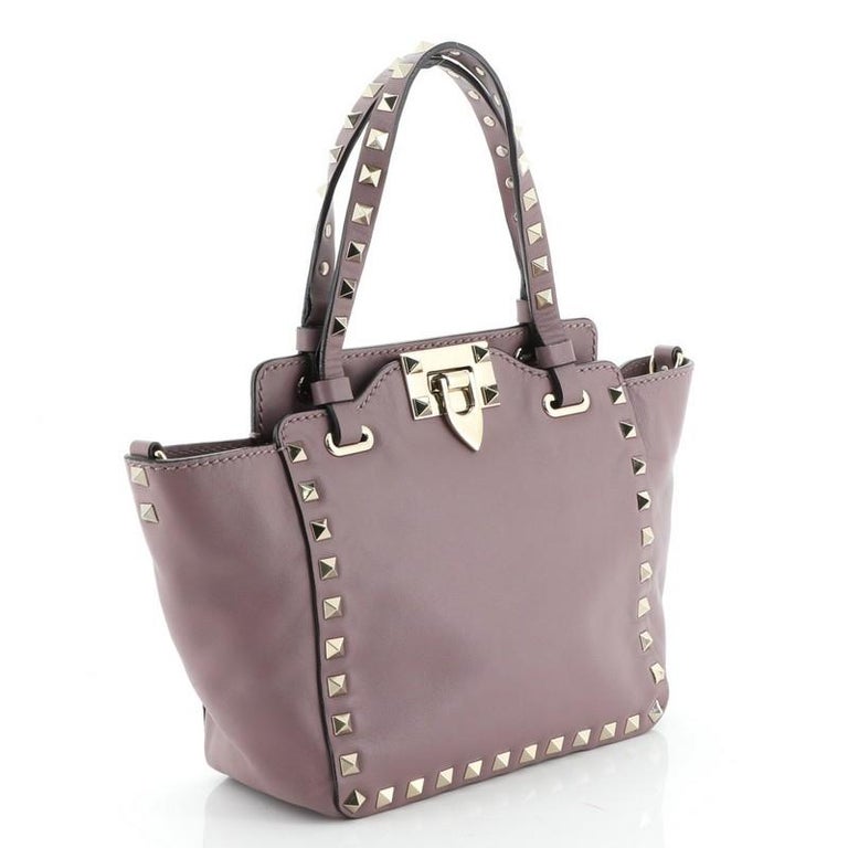 Valentino Rockstud Tote Soft Leather Mini For Sale at 1stdibs