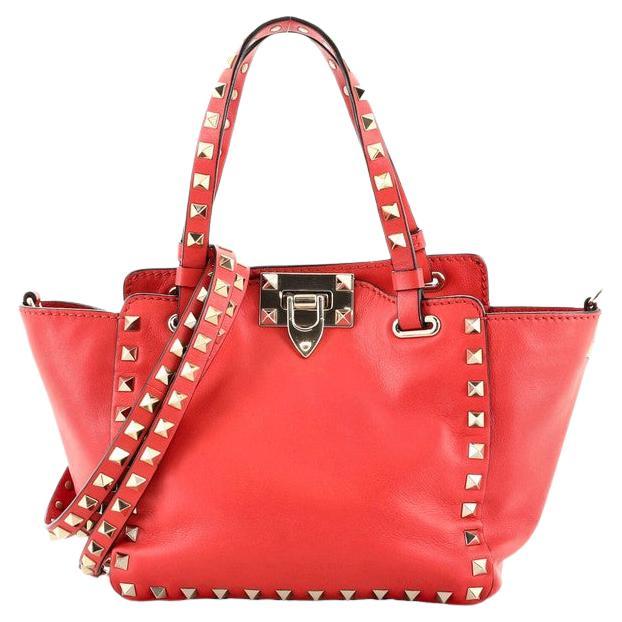 Valentino Rockstud Shopping Tote Leather Large at 1stDibs